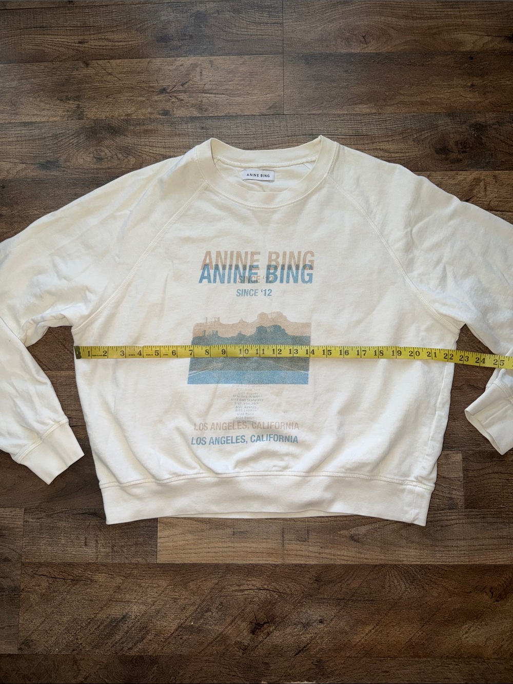 Arlo Desert Road Sweatshirt in White
ANINE BING - Picture 4 of 7